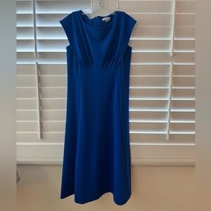 Calvin Klein royal blue dress